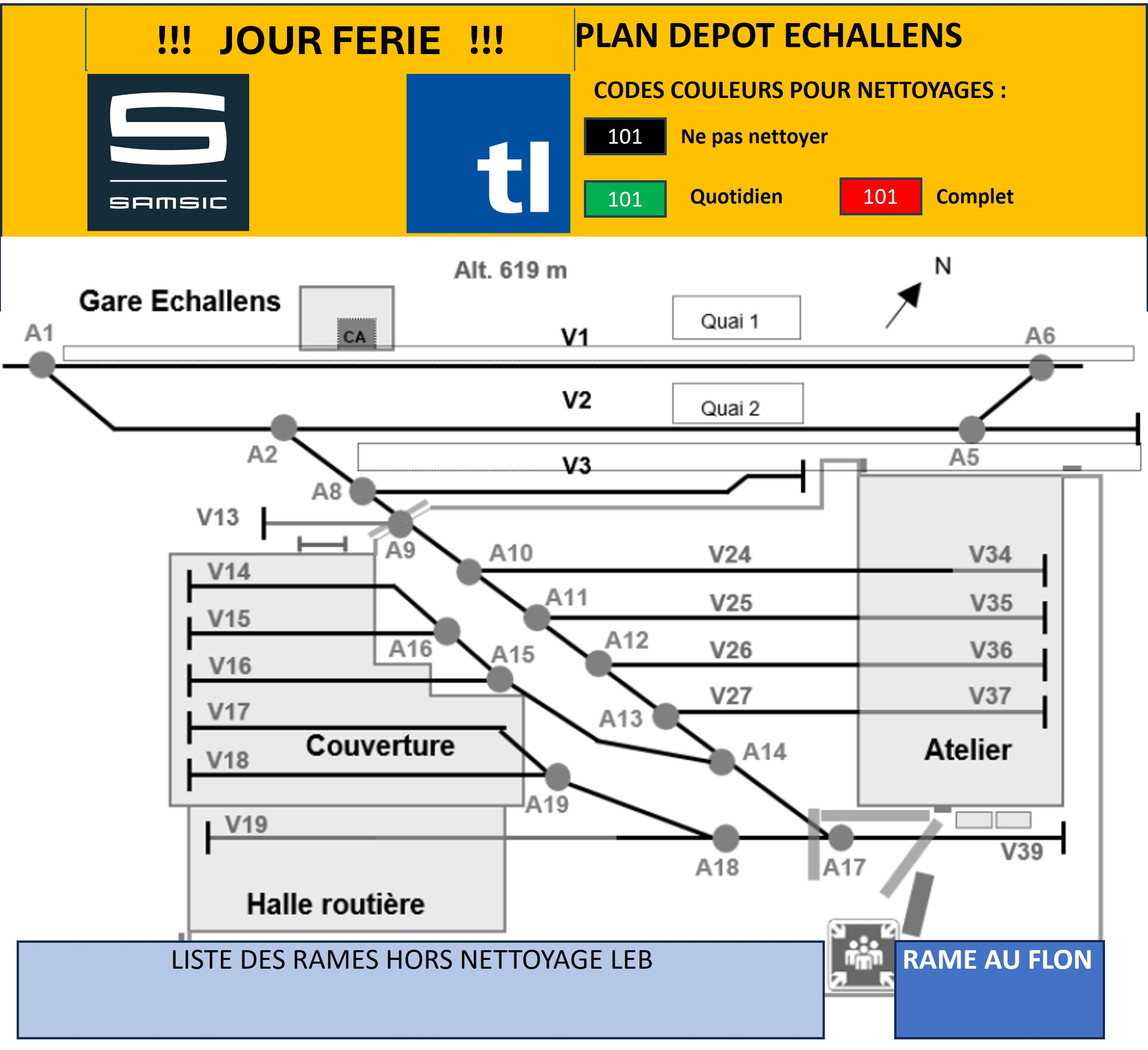 FERIE DEPOT ECHALLENS LEB