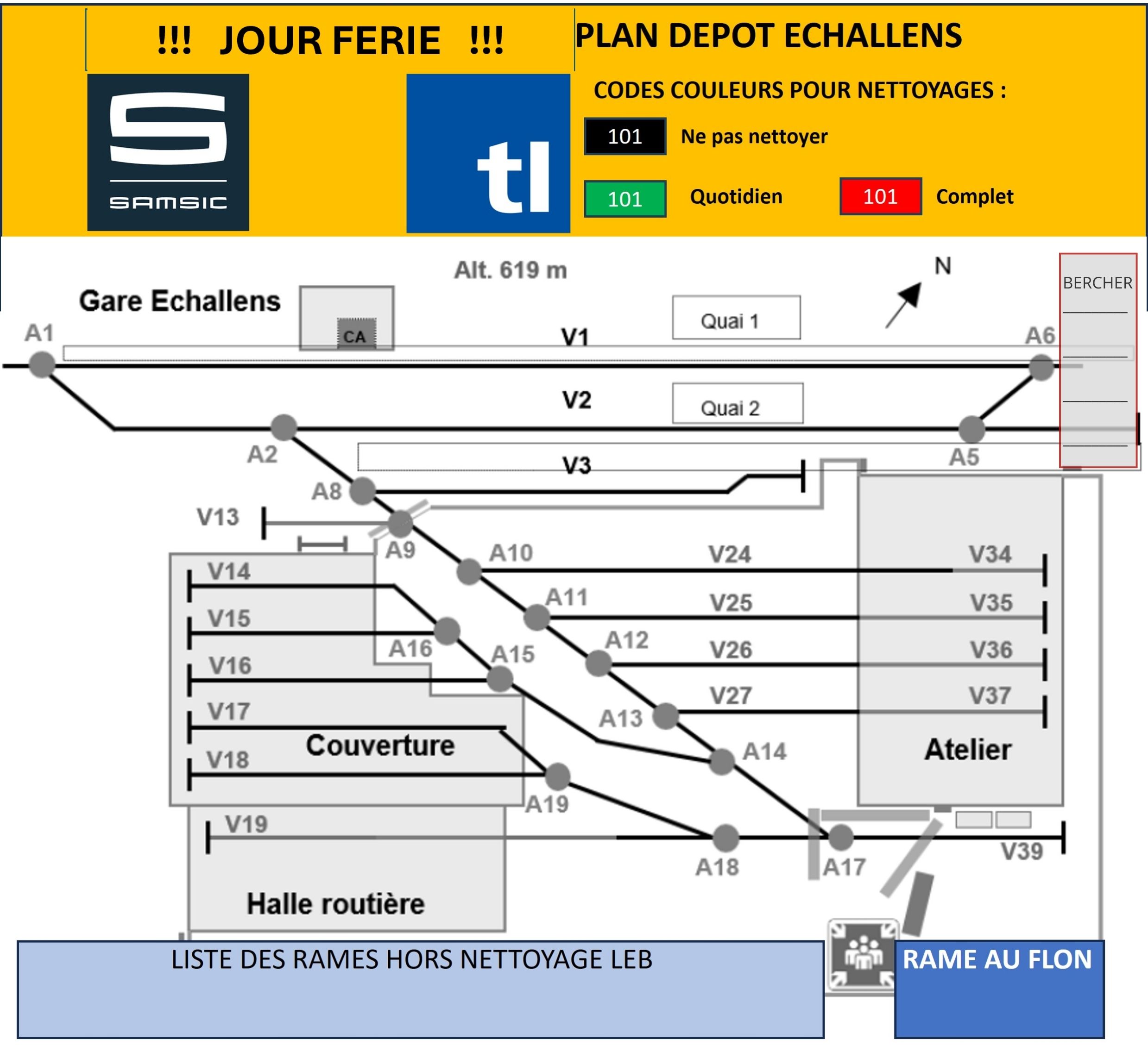 FERIE DEPOT ECHALLENS LEB