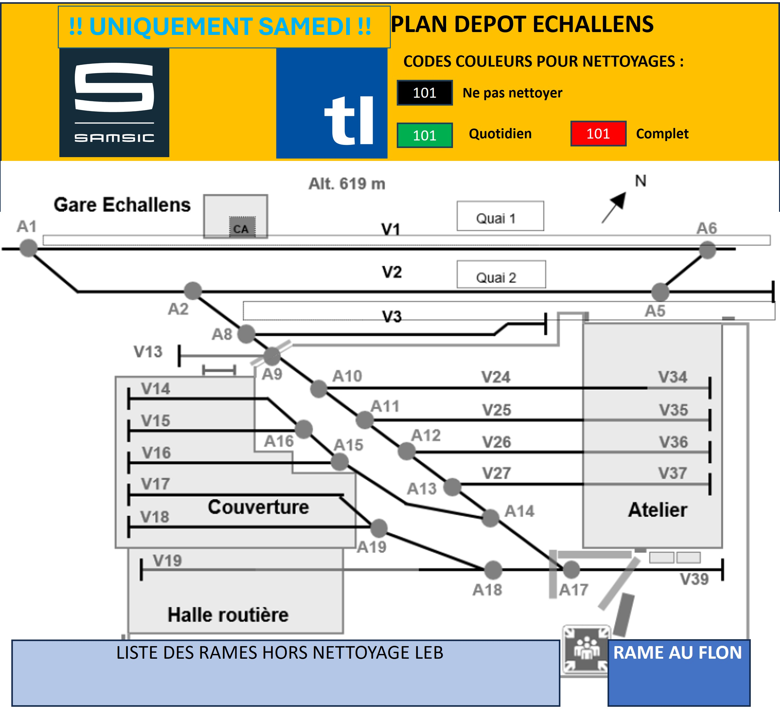 SAMEDI DEPOT ECHALLENS LEB