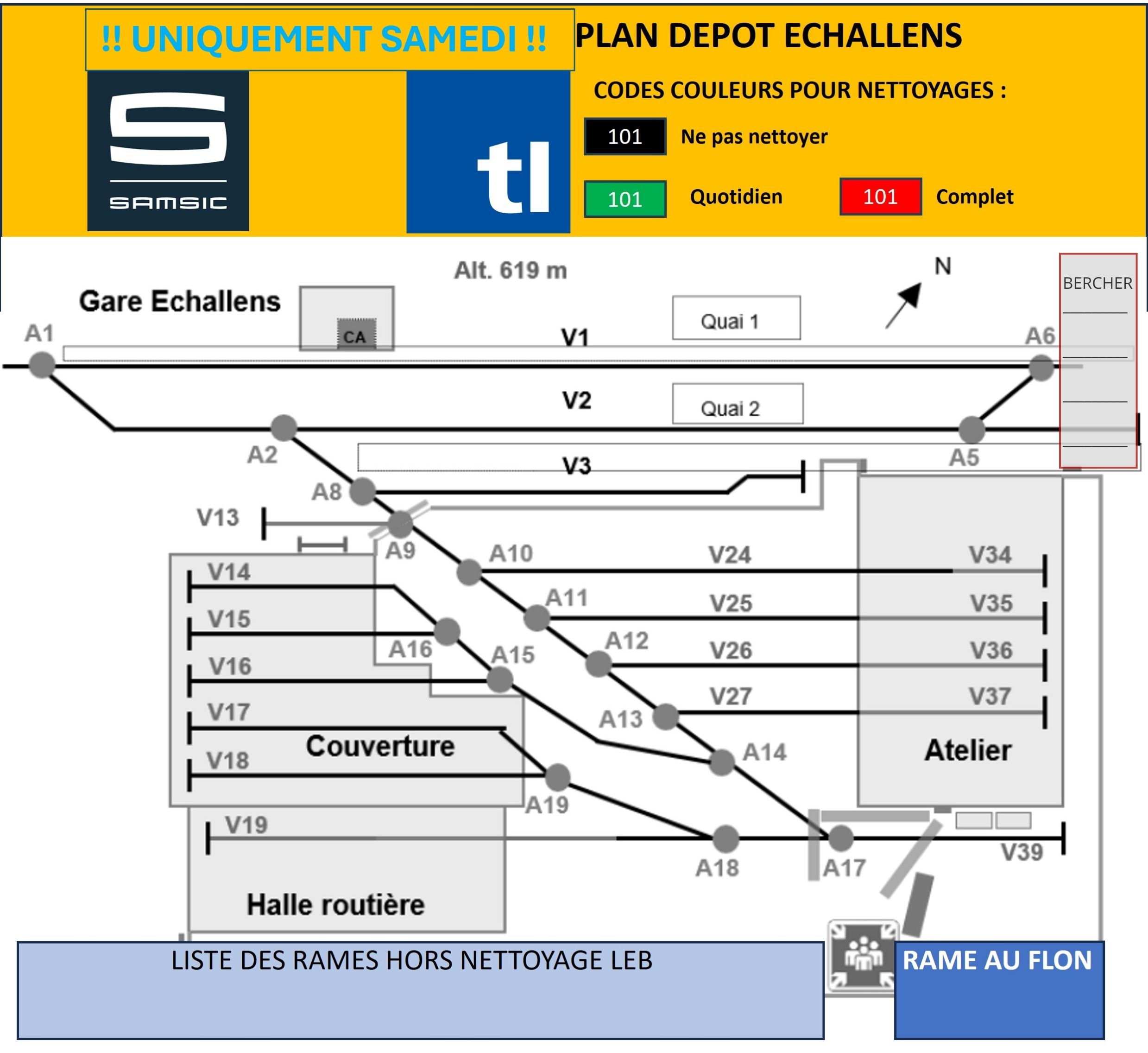 SAMEDI DEPOT ECHALLENS LEB